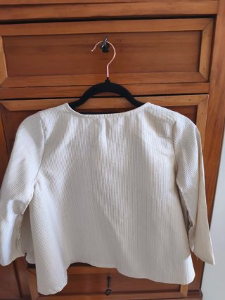 Bolero blanco talla S