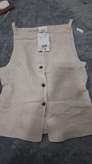 Chaleco H&M Beige Talla M