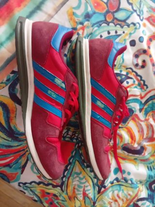 Zapatillas Adidas Talla 44 Rojas y Azules