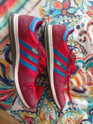 Zapatillas Adidas Talla 44 Rojas y Azules