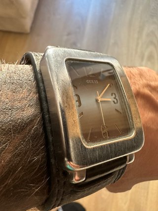 Orologio Guess Vintage Y2K Argento e Nero