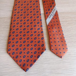 Corbata Carolina Herrera Seda Naranja Teja