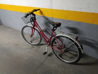 Bicicleta Paseo Mujer Roja