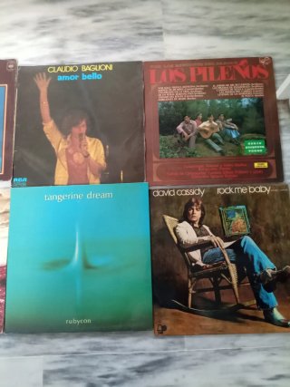 Colección de vinilos retro