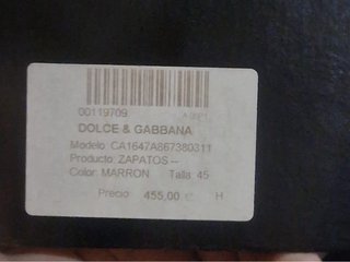 Dolce & Gabbana Zapatos Marrón Talla 43
