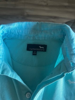 Polo Harmont&Blaine bimbo azzurro