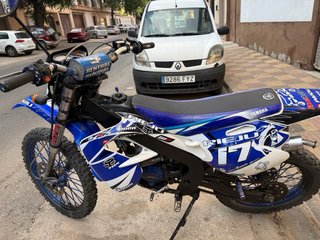 Rieju MRX 50cc Azul y Blanca