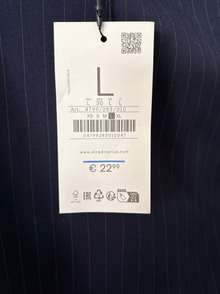Falda pantalón corta raya diplomática Stradivarius