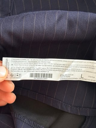 Falda pantalón corta raya diplomática Stradivarius