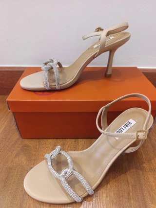 Sandalias Bibi Lou Nude con Pedrería talla 38