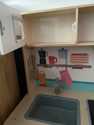 Cocinita de madera infantil