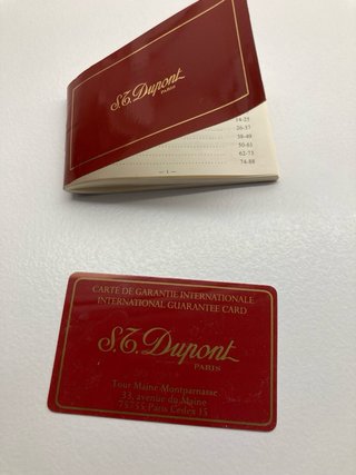 Bolígrafo Dupont Chapado en Oro