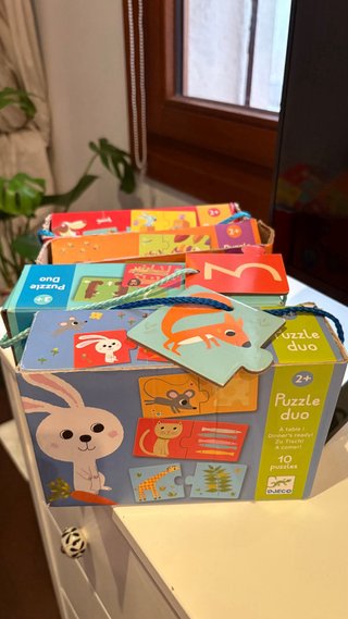 Puzzles infantiles Duo +2 y +3 años