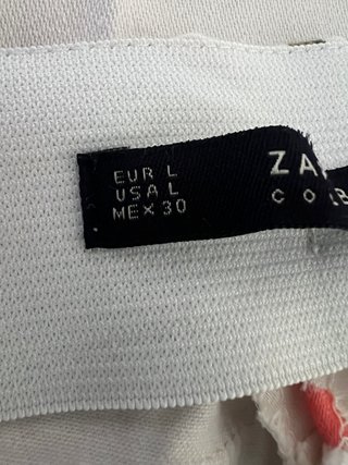 Pantalón Zara Estampado Talla L