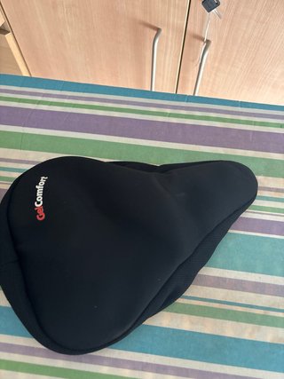 Asiento Gel Bicicleta GelComfort Negro