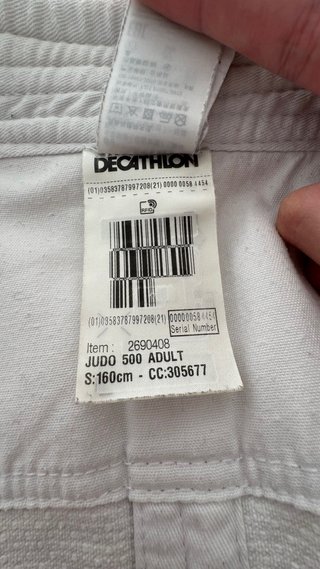 Kimono Judo Judogi Decathlon 160 cm