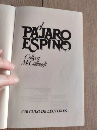 Libro El pájaro espino 1978