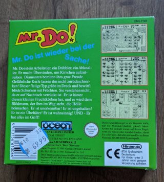 Mr. Do! Game Boy Nintendo PAL noe como nuevo