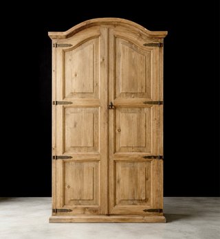 Antiguo armario de madera fin XIX inc XX