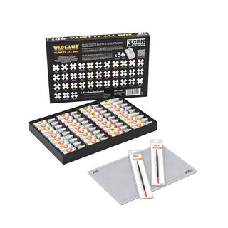 Set Pintura acrilica AK wargame 36 Colores 3Gen