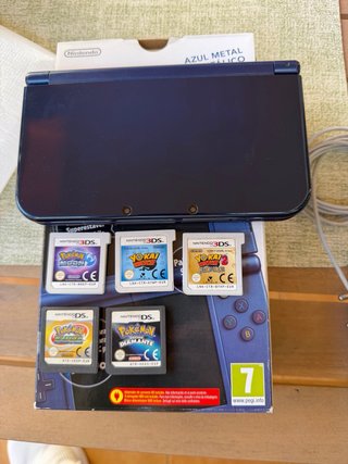 Nintendo 3DS XL Azul Metálico TOP IPS