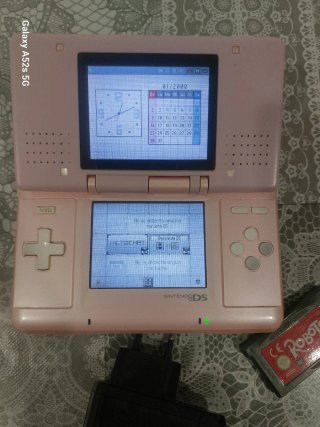 Nintendo DS Fat Rosa + Cargador