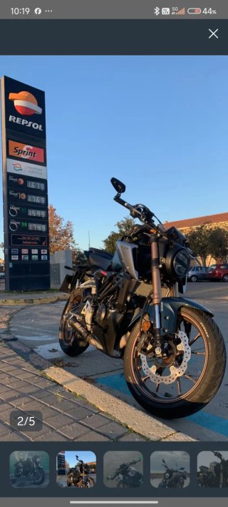 Honda CB125R Naked Manual Azul Vaquero/Gris