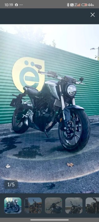Honda CB125R Naked Manual Azul Vaquero/Gris