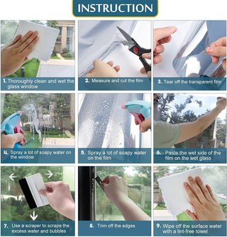 Película Espejo Ventanas + Herramienta