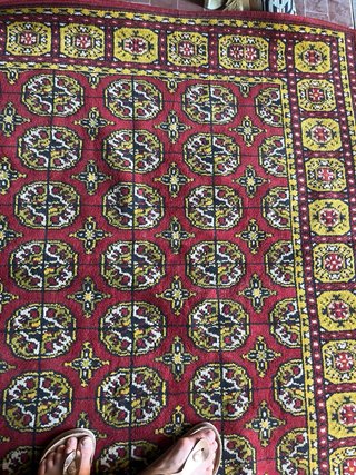 Tappeto lana 223x142  cm in perfetta condizione