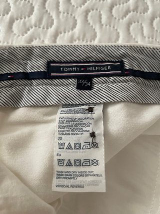 Chinos Tommy Hilfiger Blancos Talla 33/34