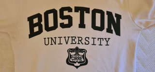 Sudadera Boston University Blanca Talla L