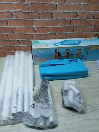 Intex Piscina Desmontable Cuadrada