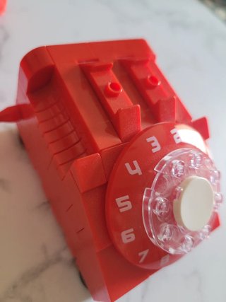 Teléfono Retro Lego Colección Rojo