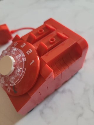 Teléfono Retro Lego Colección Rojo