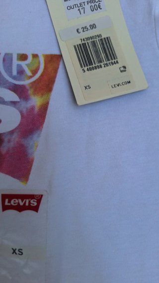 Camiseta Levi's Tie-Dye Talla XS