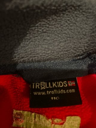 Abrigo Trollkids 2 en 1 cortavientos y forro polar