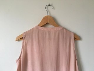 Blusa Stradivarius rosa M sin mangas