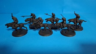 6 Jinetes Wargo El Señor de los Anillos MESBG LOTR