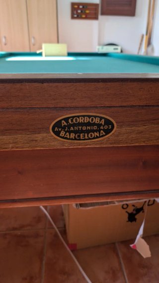 Mesa de carambolas