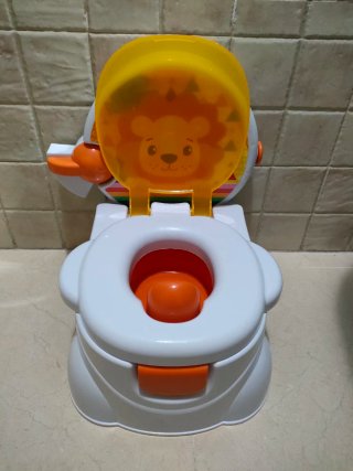 Orinal bebé con diseño de león
