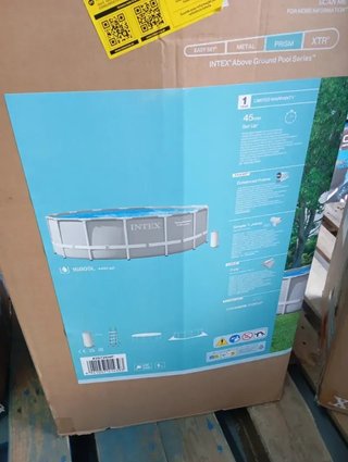 Piscina desmontable redonda prisma 457x122