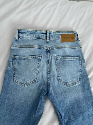 Vaquero pitillo tiro alto Desigual - Talla M