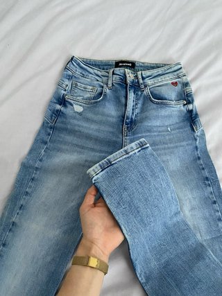 Vaquero pitillo tiro alto Desigual - Talla M