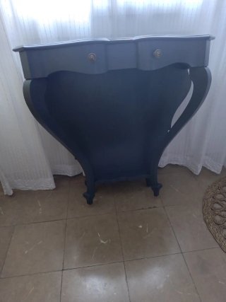 Recibidor vintage madera gris