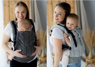 Mochila ergonómica Little Frog cebra