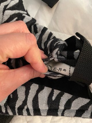 Mochila ergonómica Little Frog cebra