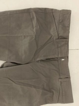 Pantalón chino gris mujer