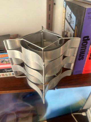 Lámpara Max Sauze Uranus Metal Plateada