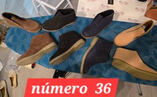 Zapatos de tacón y cuña número 35 y 36